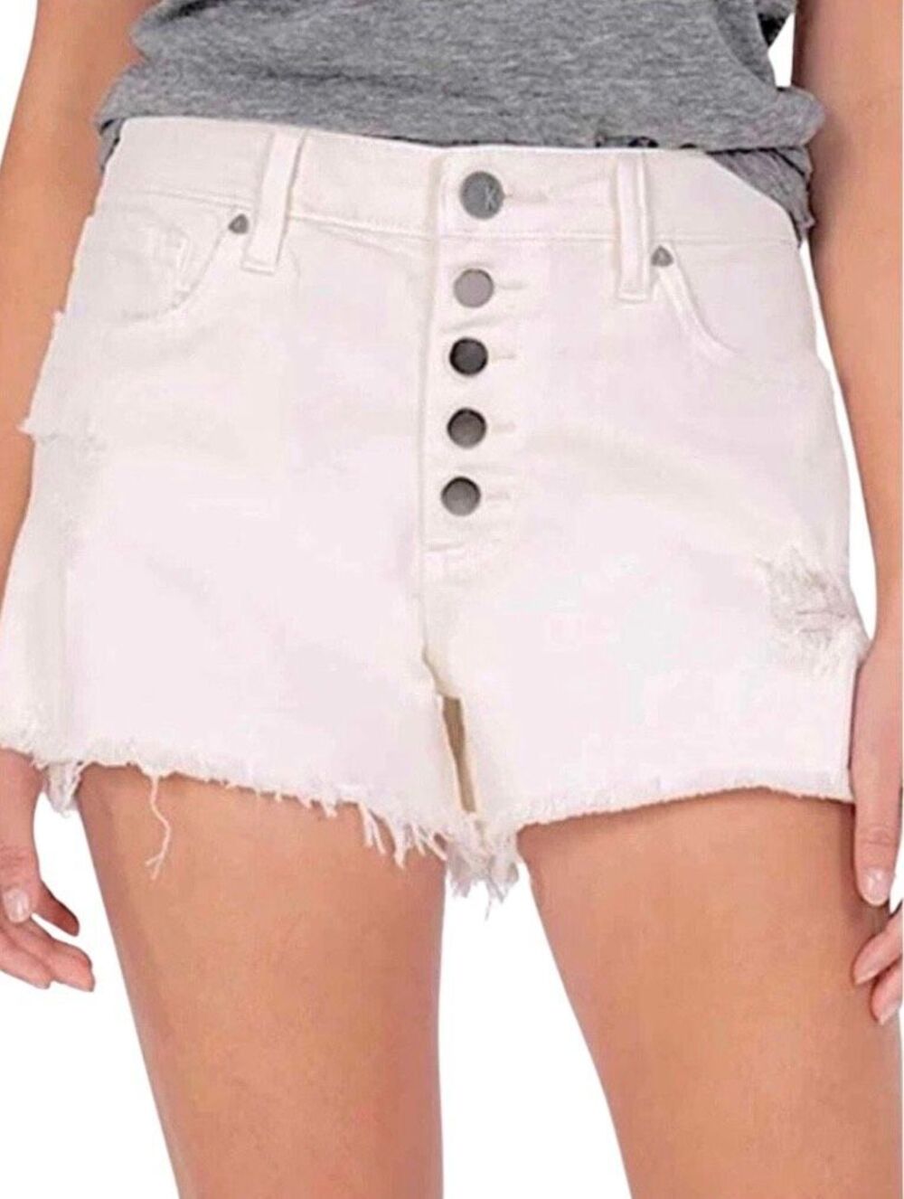 KUT from the Kloth Jane Cut Off Denim Shorts Size 4